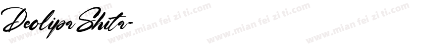 Deolipa Shita字体转换